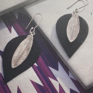 Silpada- Layered Leaf Earrings  W3274